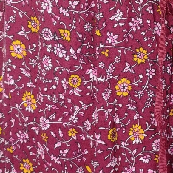 Chelsea & Violet Off Shoulder Ruffle Floral Jumpsuit Women size S - Picture 6 of 11